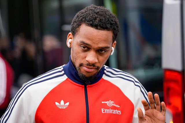 Jurrien Timber of Arsenal arrives at the stadium prior to kick off during the Emirates FA Cup fifth round match Mansfield Town vs Arsenal at One Call Stadium, Mansfield, United Kingdom on 07 March 2026

(Photo by Maynard Manyowa/News Images)