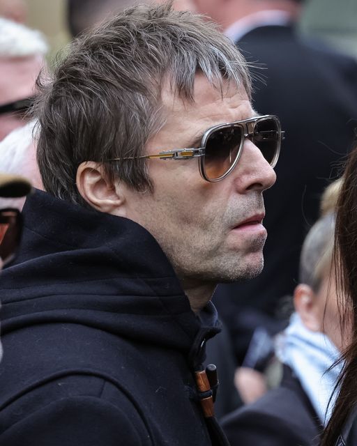 Liam Gallagher leaves the Cathedral after the service during Ricky Hatton' Funeral at Manchester Cathedral, Manchester, United Kingdom, 10th October 2025

(Photo by Mark Cosgrove/News Images)