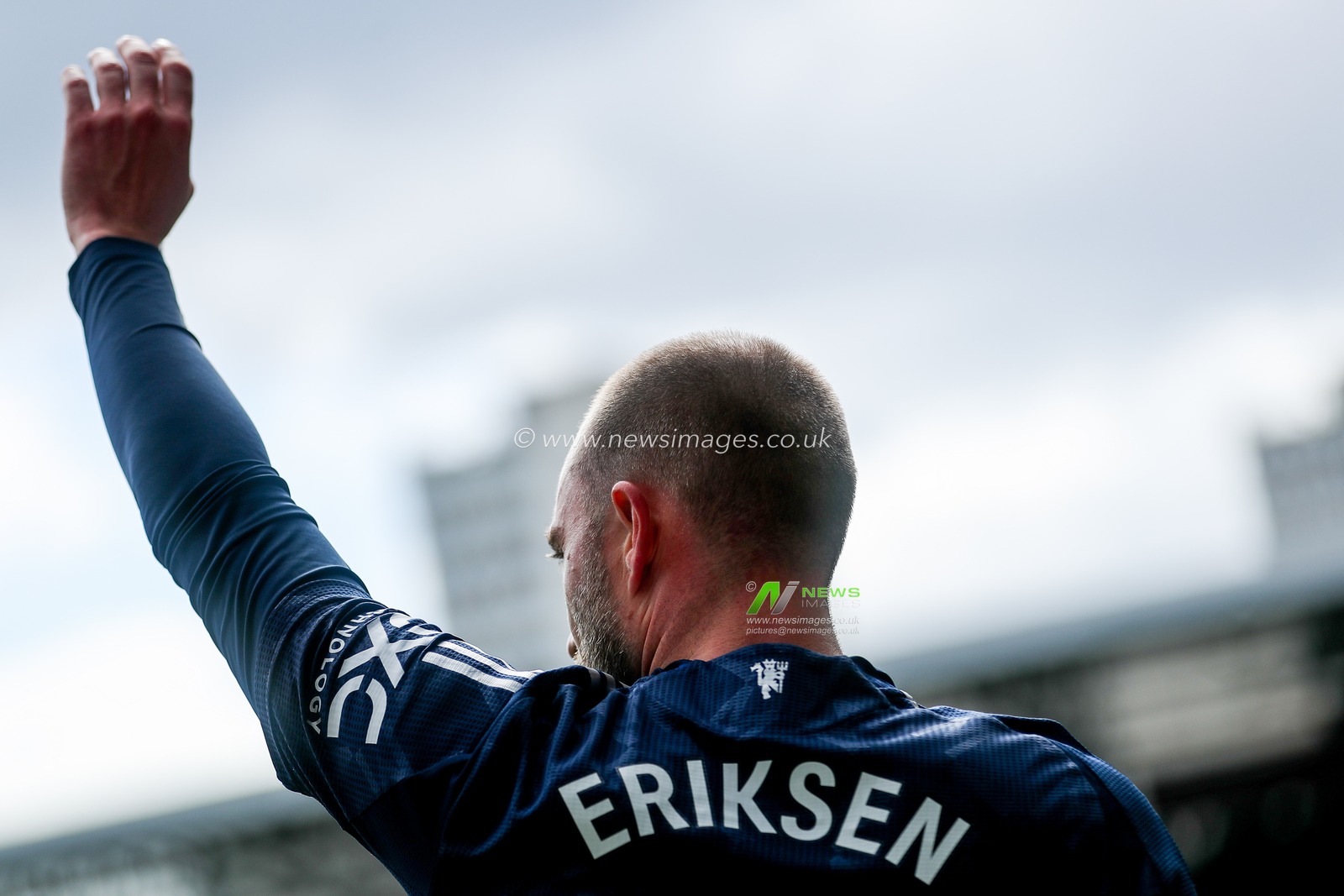 Christian Eriksen of Manchester United in action during the Premier League match Brentford vs Manchester United at The Gtech Community Stadium, London, United Kingdom, 4th May 2025

(Photo by Izzy Poles/News Images)