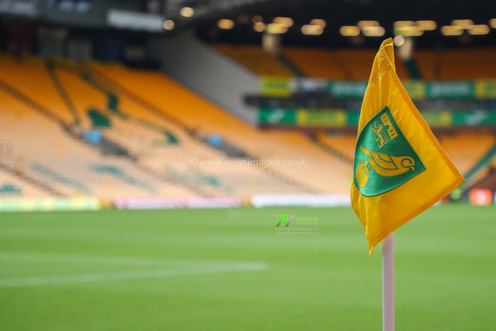 A general view of the corner flag prior to the Sky Bet Championship match Norwich City vs Burnley at Carrow Road, Norwich, United Kingdom, 15th December 2024

(Photo by Izzy Poles/News Images)