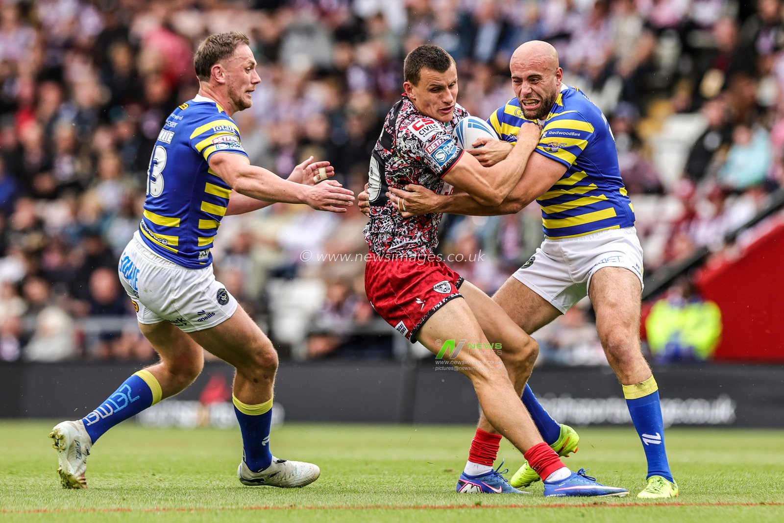 Betfred Super League round 20 Leigh Leopards v Warrington Wolves