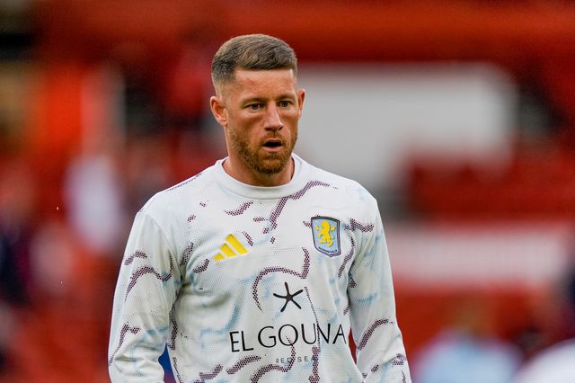 Ross Barkley of Aston Villa in the pregame warmup session  during the Premier League match Nottingham Forest vs Aston Villa at City Ground, Nottingham, United Kingdom on 12 April 2026

(Photo by Maynard Manyowa/News Images)