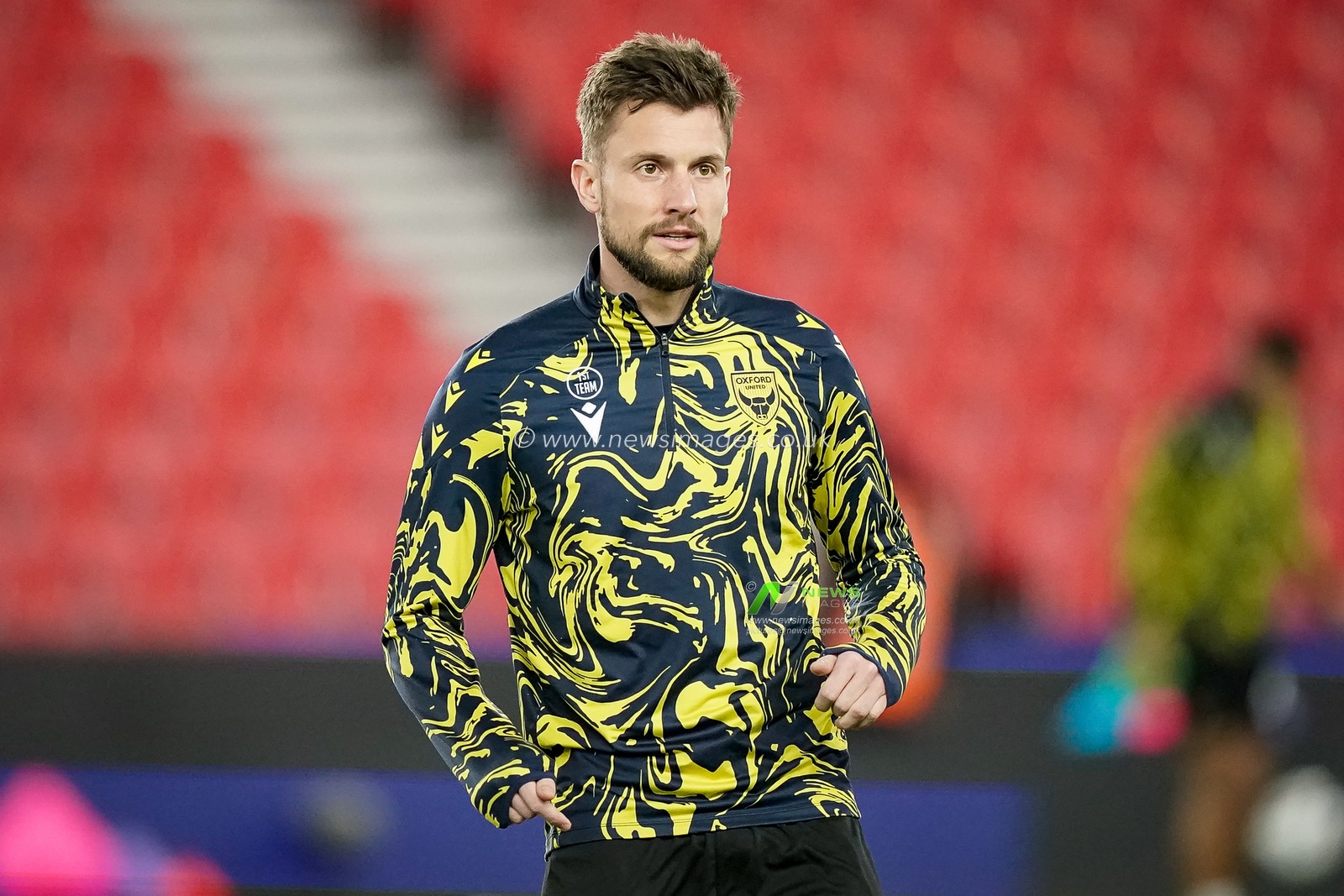 Hidde ter Avest of Oxford United in the pregame warmup session  during the Sky Bet Championship match Stoke City vs Oxford United at Bet365 Stadium, Stoke On Trent, United Kingdom on 25 February 2026

(Photo by Maynard Manyowa/News Images)