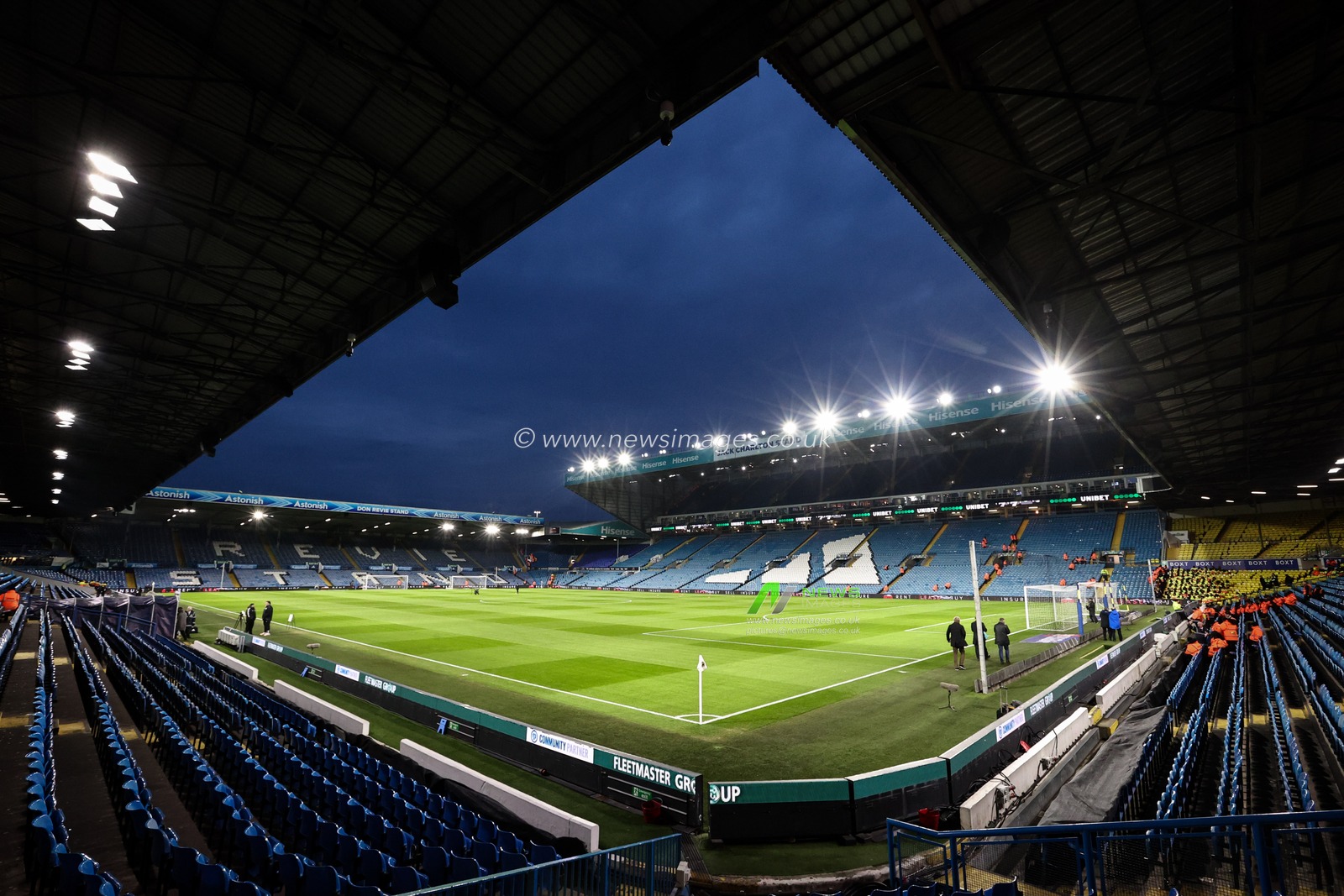 A general view of Elland Road ahead of the Sky Bet Championship match Leeds United vs Sunderland at Elland Road, Leeds, United Kingdom, 17th February 2025

(Photo by Alfie Cosgrove/News Images)