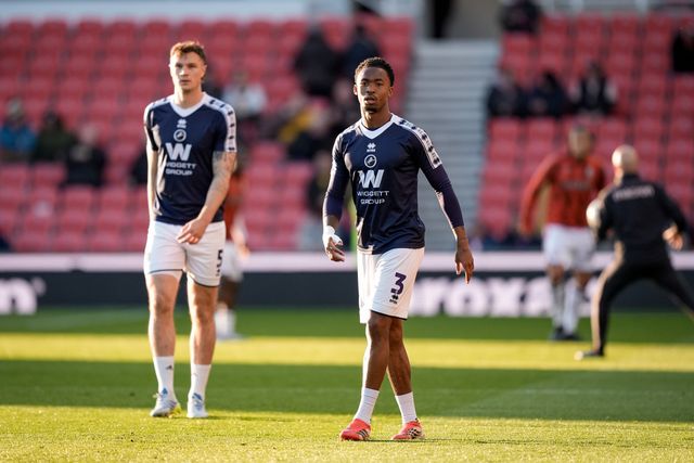 Zak Sturge of Millwall in the pregame warmup session  during the Sky Bet Championship match Stoke City vs Millwall at Bet365 Stadium, Stoke On Trent, United Kingdom on 21 April 2026

(Photo by Maynard Manyowa/News Images)