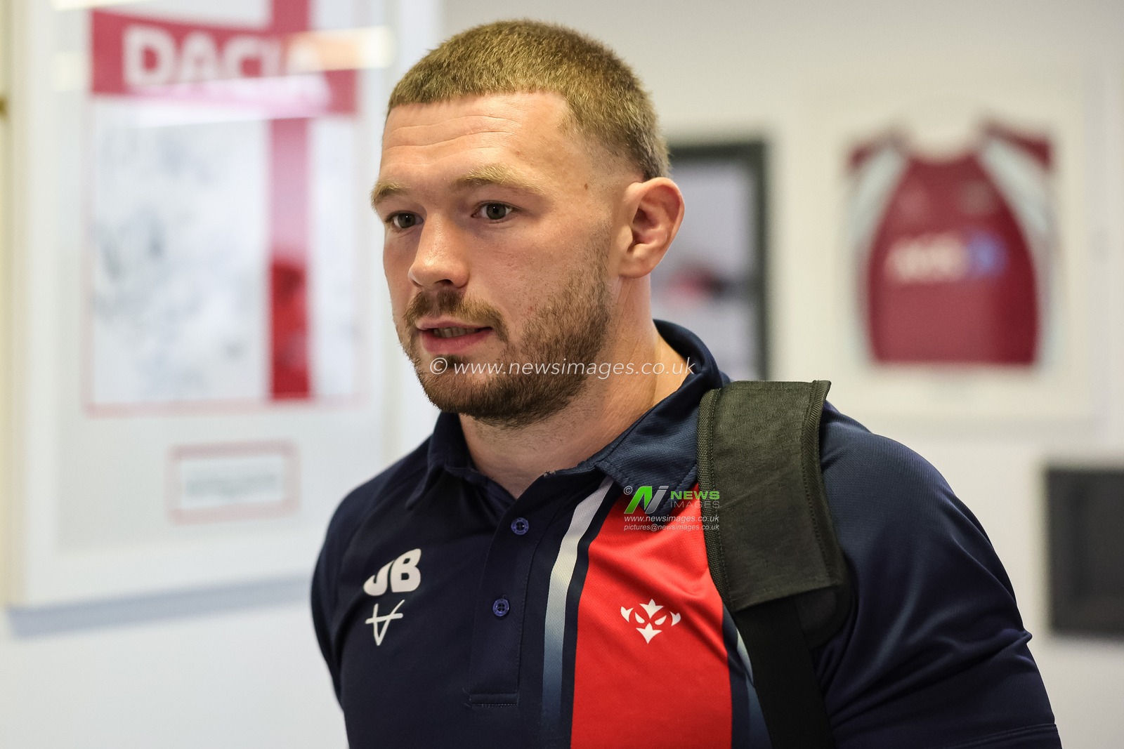 James Batchelor of Hull KR arrives during the Betfred Super League Round 20 Salford Red Devils vs Hull KR at Salford Community Stadium, Eccles, United Kingdom, 31st July 2025

(Photo by Mark Cosgrove/News Images)