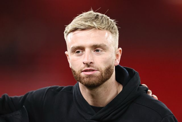 Georgie Gent of Barnsley inspects the pitch prior to kick off for the Emirates FA Cup Third Round match Liverpool vs Barnsley at Anfield, Liverpool, United Kingdom, 12th January 2026

(Photo by Alfie Cosgrove/News Images)