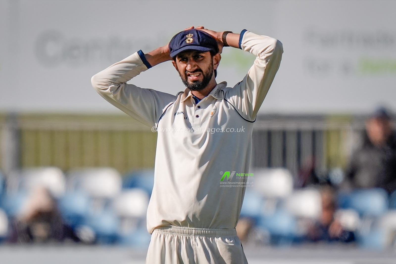 Shoaib Bashir during the County Championship Division Two Derbyshire vs Northamptonshire day four match at The Central Co-Op County Ground, Derby, United Kingdom on 11 May 2026

(Photo by Maynard Manyowa/News Images)