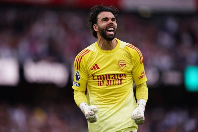 Arsenal goalkeeper David Raya during the Premier League match Arsenal vs Fulham at Emirates, London, United Kingdom on 02 May 2026

(Photo by Harvey Murphy/News Images)