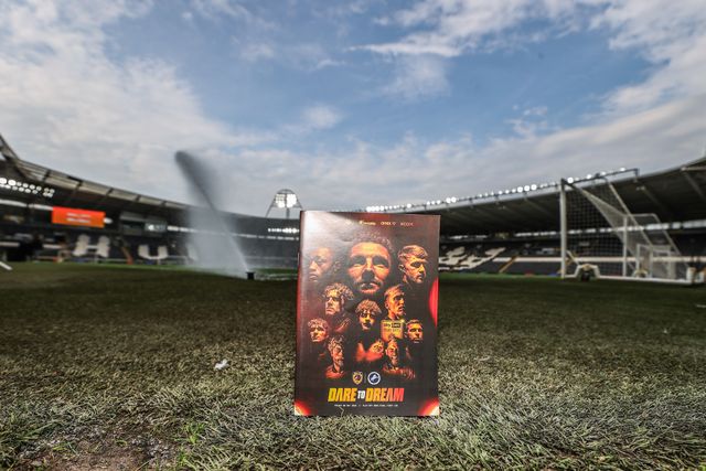 The front cover of the match day programme during theSky Bet Championship Play-Offs Semi-Final first leg Hull City v Millwall at MKM Stadium, Hull, United Kingdom on 08 May 2026

(Photo by Alfie Cosgrove/News Images)