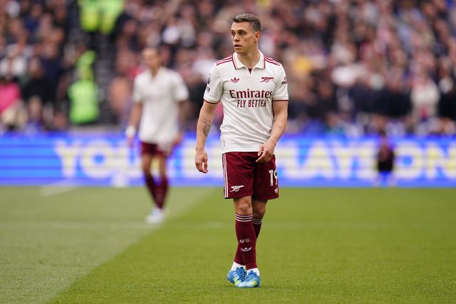 Leandro Trossard of Arsenal during the Premier League match West Ham United vs Arsenal at London Stadium, London, United Kingdom on 10 May 2026

(Photo by Harvey Murphy/News Images)