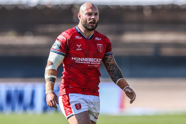 Sam Luckley of Hull KR during the Betfred Super League round 9 match Bradford Bulls vs Hull KR at Odsal Stadium, Bradford, United Kingdom on 25 April 2026

(Photo by Alfie Cosgrove/News Images)