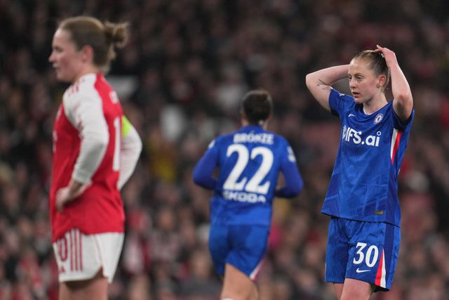 Keira Walsh of Chelsea during the UEFA Women's Champions League Quarter-finals match Arsenal vs Chelsea at Arsenal Stadium, London, United Kingdom on 24 March 2026

(Photo by Harvey Murphy/News Images)