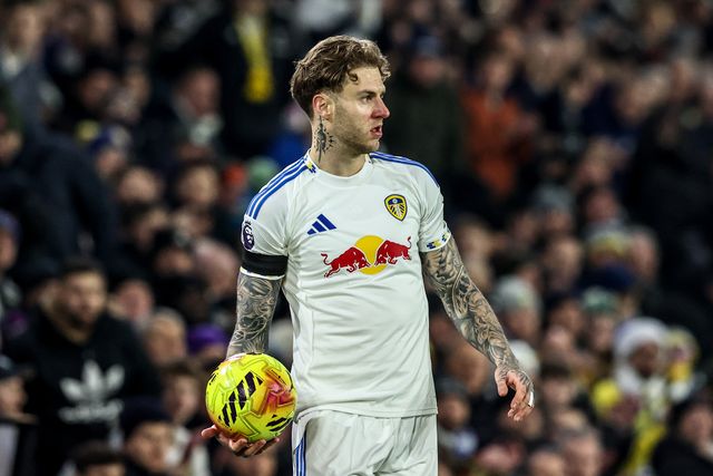 Joe Rodon of Leeds United during the Premier League match Leeds United vs Chelsea at Elland Road, Leeds, United Kingdom, 3rd December 2025

(Photo by Alfie Cosgrove/News Images)

*** GER AUT SUI OUT ***