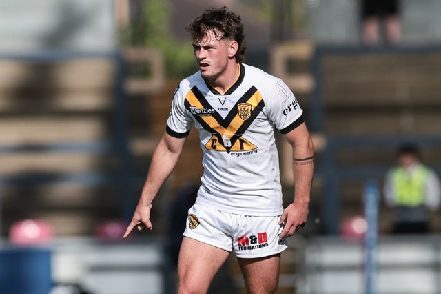 Alfie Lindsey of Castleford Tigers during the Rugby League Reserves match Leeds Rhinos Reserves vs Castleford Tigers Reserves at AMT Headingley Stadium, Leeds, United Kingdom on 22 May 2026

(Photo by Mark Cosgrove/News Images)
