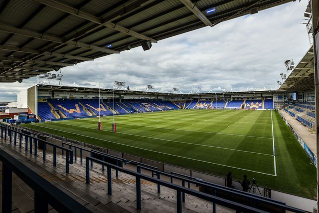A general view of Halliwell Jones Stadium ahead of the Betfred Super League round 13 match Warrington Wolves vs Hull FC at The Halliwell Jones Stadium, Warrington, United Kingdom on 05 June 2026

(Photo by Alfie Cosgrove/News Images)