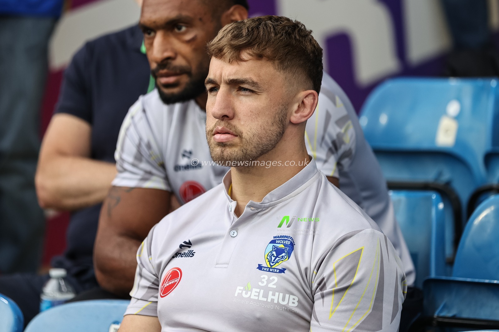 Sam Powell of Warrington Wolves arrives during the Magic Weekend match Warrington Wolves vs Leeds Rhinos at Elland Road, Leeds, United Kingdom, 17th August 2024

(Photo by Mark Cosgrove/News Images)