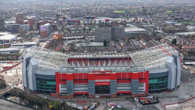 An aerial view of Old Trafford during the Premier League match Manchester United vs Aston Villa at Old Trafford, Manchester, United Kingdom on 15 March 2026

(Photo by Mark Cosgrove/News Images)