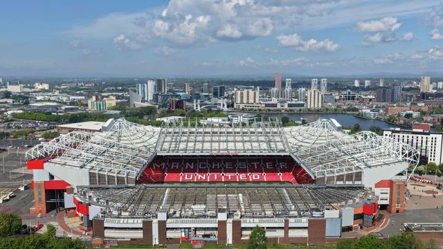 An aerial view of Old Trafford during the Premier League match Manchester United vs Brentford at Old Trafford, Manchester, United Kingdom on 27 April 2026

(Photo by Mark Cosgrove/News Images)