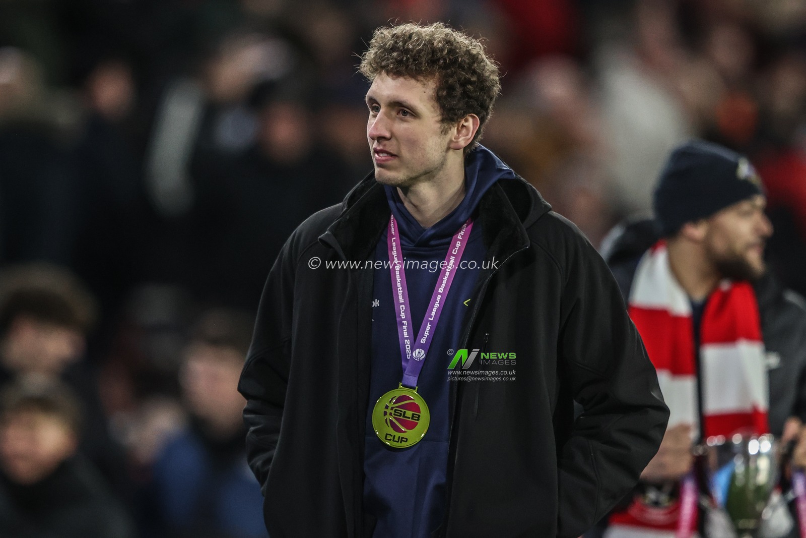 Sheffield Sharks do a lap of the pitch at half time with their trophy during the Sky Bet Championship match Sheffield United vs Bristol City at Bramall Lane, Sheffield, United Kingdom, 11th March 2025

(Photo by Alfie Cosgrove/News Images)