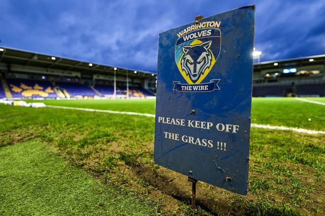 A general view of Halliwell Jones Stadium ahead of the Betfred Super League Round 1 match Warrington Wolves vs St Helens at The Halliwell Jones Stadium, Warrington, United Kingdom on 13 February 2026

(Photo by Alfie Cosgrove/News Images)