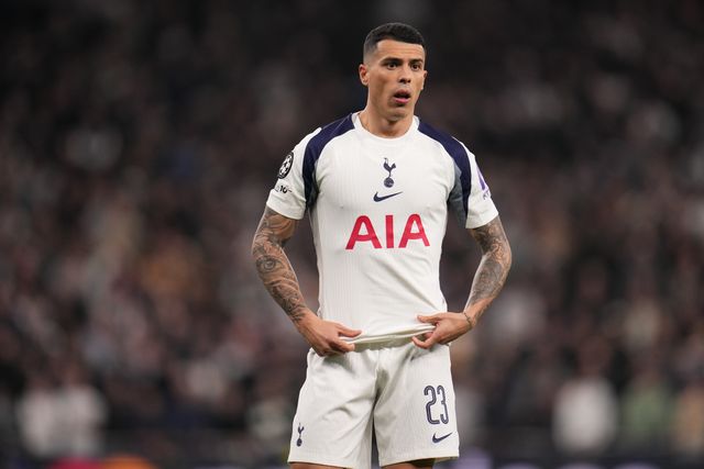 Pedro Porro of Tottenham Hotspur during the UEFA Champions League match Tottenham Hotspur vs Atletico Madrid at Tottenham Hotspur Stadium, London, United Kingdom on 18 March 2026

(Photo by Harvey Murphy/News Images)