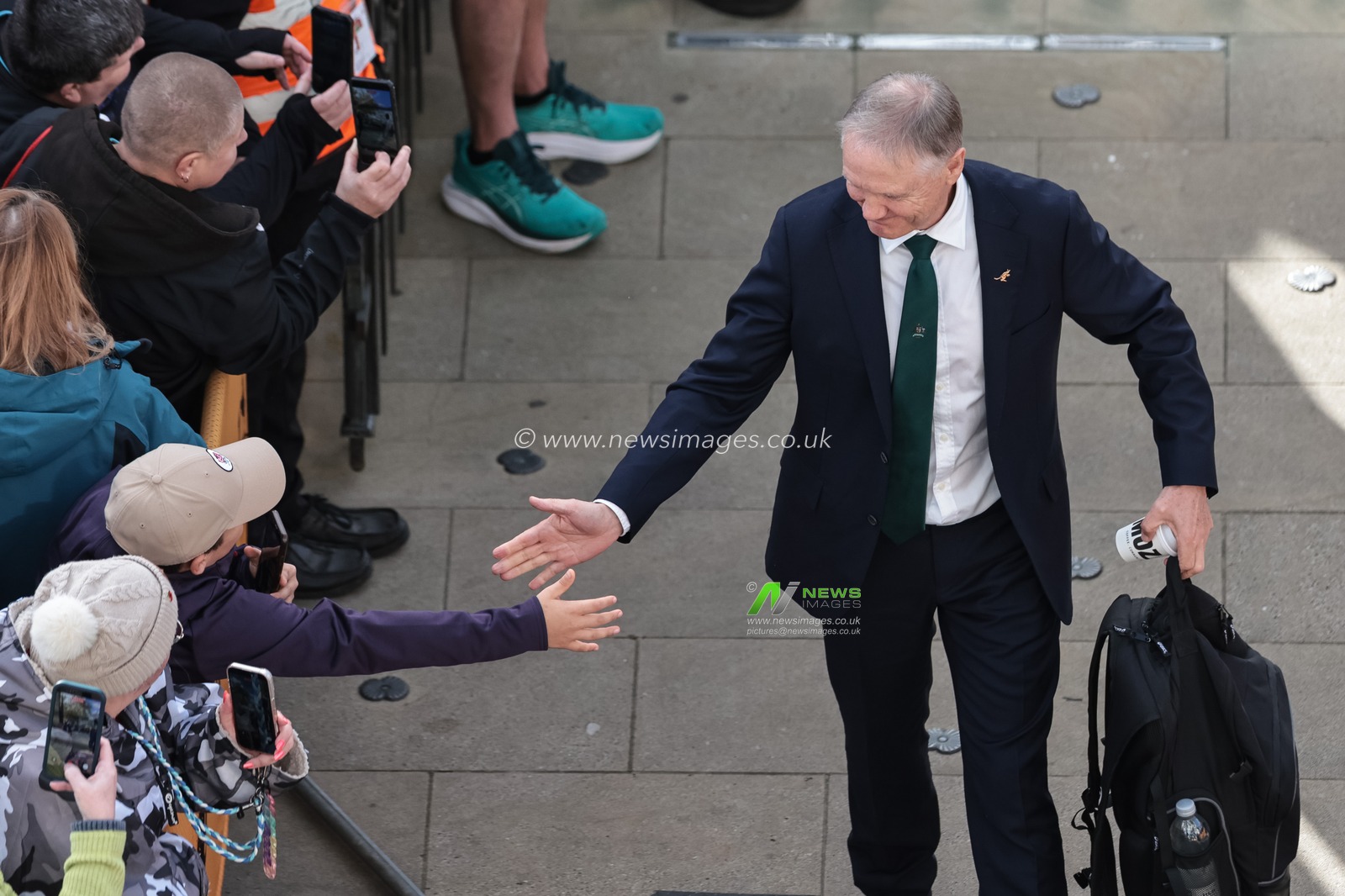 Joe Schmidt head coach of Australia arrives during the Quilter Nations Series 2025 match England vs Australia at Allianz Stadium, Twickenham, United Kingdom, 1st November 2025

(Photo by Mark Cosgrove/News Images)

*** GER AUT SUI OUT ***