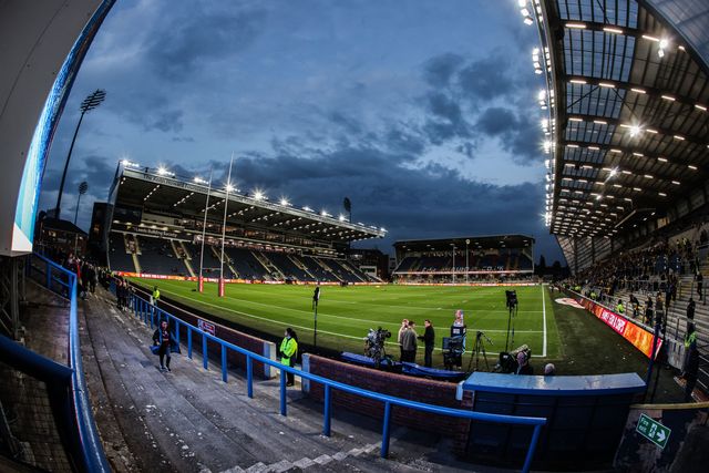 A general view of Headingley Stadium ahead of the Betfred Super League play-off Eliminator 1 match Leeds Rhinos vs St Helens at Headingley Stadium, Leeds, United Kingdom, 27th September 2025

(Photo by Alfie Cosgrove/News Images)