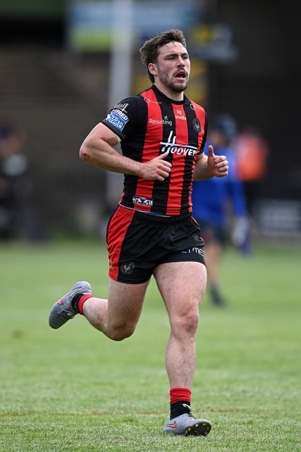 Adam Holroyd of Warrington Wolves during the Betfred Super League round 21 match Castleford Tigers vs Warrington Wolves at OneBore Stadium, Castleford, Untied Kingdom on 01 August 2026

(Photo by Ben Roberts/News Images)
