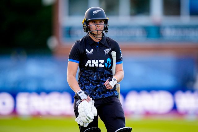 Isabella Gaze of New Zealand walks off after losing her wicket during the England Women v New Zealand 1st Vitality IT20 match at The Central Co-Op County Ground, Derby, United Kingdom on 20 May 2026

(Photo by Maynard Manyowa/News Images)