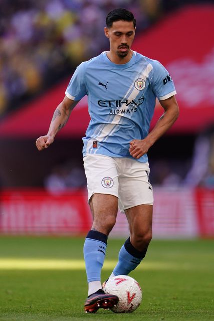 Tijjani Reijnders of Manchester City with the ball during the Emirates FA Cup Semi-Final match Manchester City vs Southampton at Wembley Stadium, London, United Kingdom on 25 April 2026

(Photo by Harvey Murphy/News Images)