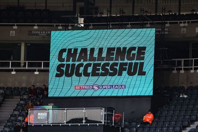 Successful captains challenge during the Betfred Magic Weekend 2025 match Huddersfield Giants vs Hull FC at St. James's Park, Newcastle, United Kingdom, 4th May 2025

(Photo by Mark Cosgrove/News Images)