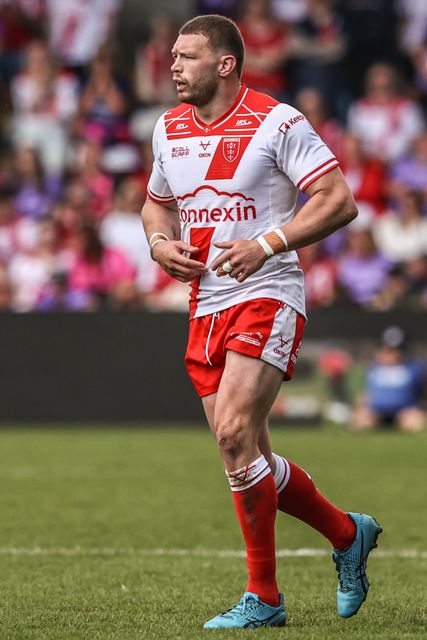 James Batchelor of Hull KR during the Betfred Challenge Cup Semi-final match Hull KR vs Catalans Dragons at LNER Community Stadium, York, United Kingdom, 10th May 2025

(Photo by Alfie Cosgrove/News Images)