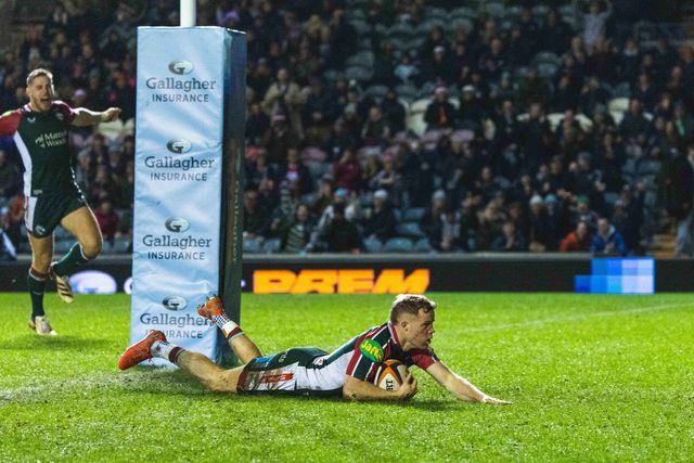  Tom Whiteley of Leicester Tigers during the Gallagher Premiership match Leicester Tigers vs Gloucester Rugby at Mattioli Woods Welford Road Stadium, Leicester, United Kingdom, 19th December 2025

(Photo by Craig Evans/News Images)

*** GER AUT SUI OUT ***