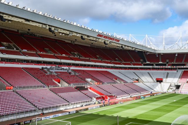 A general view of Stadium of Light ahead of the Premier League match Sunderland vs Tottenham Hotspur at Stadium Of Light, Sunderland, United Kingdom on 12 April 2026

(Photo by Alfie Cosgrove/News Images)