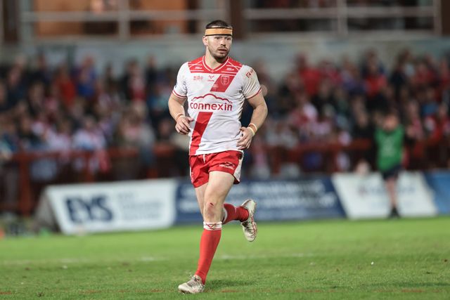 James Batchelor of Hull KR during the Betfred Super League Round 24 match Hull KR vs St Helens at Sewell Group Craven Park, Kingston upon Hull, United Kingdom, 29th August 2025

(Photo by Mark Cosgrove/News Images)