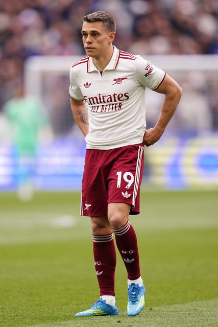 Leandro Trossard of Arsenal during the Premier League match West Ham United vs Arsenal at London Stadium, London, United Kingdom on 10 May 2026

(Photo by Harvey Murphy/News Images)