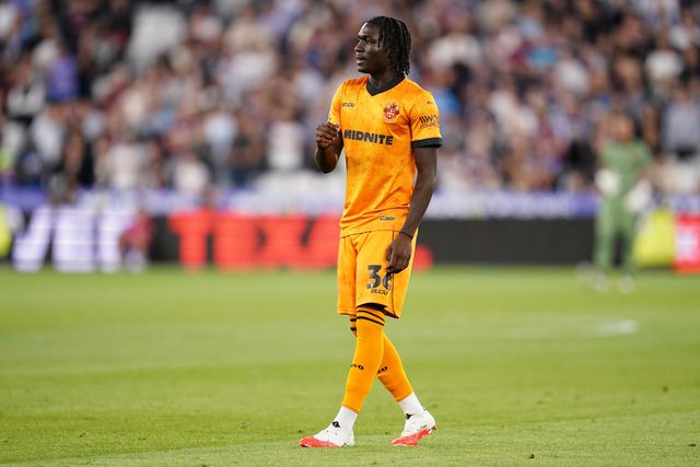 Mateus Mane of Wolverhampton Wanderers during the Sky Bet Championship match West Ham United vs Wolverhampton Wanderers at London Stadium, London, United Kingdom on 01 September 2026

(Photo by Harvey Murphy/News Images)