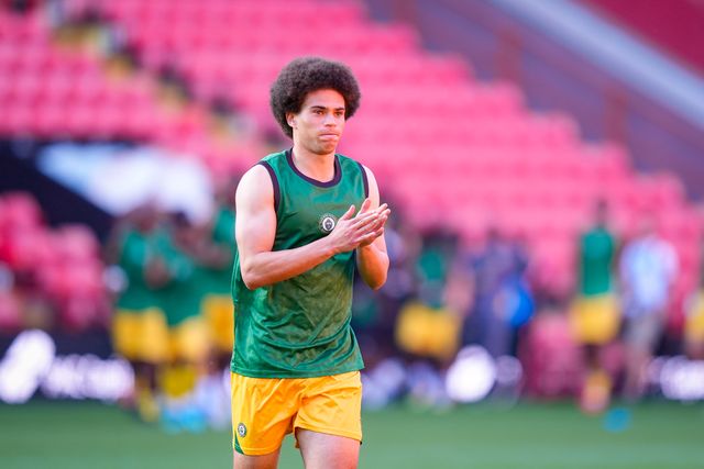 Jonah Fabisch of Zimbabwe in the pregame warmup session  during the Unity Cup 2026 Semi-Finals match Nigeria vs Zimbabwe at The Valley, London, United Kingdom on 26 May 2026

(Photo by Maynard Manyowa/News Images)
