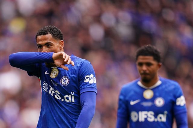 Levi Colwill of Chelsea during the Emirates FA Cup Final match Chelsea vs Manchester City at Wembley Stadium, London, United Kingdom on 16 May 2026

(Photo by Harvey Murphy/News Images)