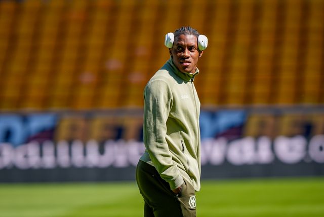 Jean-Ricner Bellegarde of Wolverhampton Wanderers inspects the pitch prior to kick off during the Premier League match Wolverhampton Wanderers vs Tottenham Hotspur at Molineux, Wolverhampton, United Kingdom on 25 April 2026

(Photo by Maynard Manyowa/News Images)