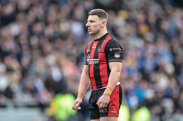 George Williams of Warrington Wolves during the Betfred Super League round 6 match Leeds Rhinos vs Warrington Wolves at AMT Headingley Stadium, Leeds, United Kingdom on 29 March 2026

(Photo by Mark Cosgrove/News Images)