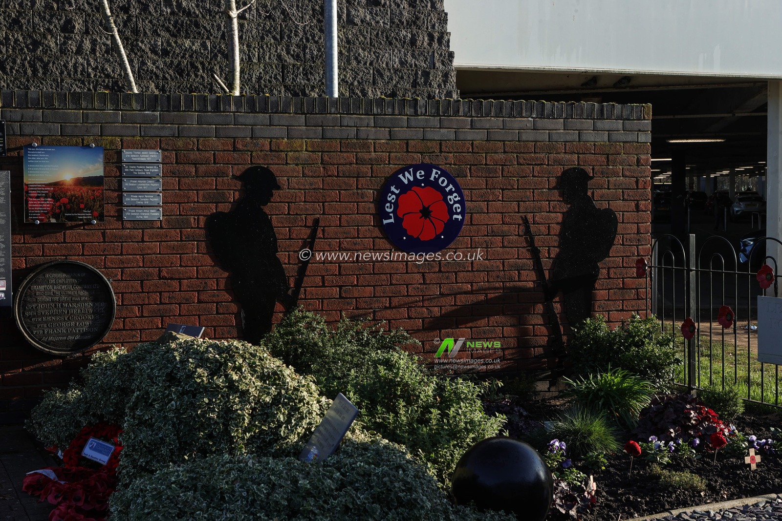 Memorial Garden at Chesterfield during the Sky Bet League 2 match Chesterfield vs Notts County at SMH Group Stadium, Chesterfield, United Kingdom, 26th December 2025

(Photo by Richard Bierton/News Images)

*** GER AUT SUI OUT ***