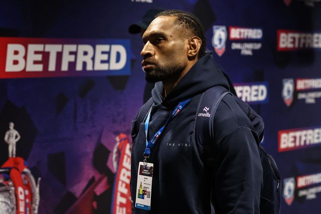 Rodrick Tai of Warrington Wolves arrives during the Betfred Challenge Cup Final Warrington Wolves vs Hull KR at Wembley Stadium, London, United Kingdom, 7th June 2025

(Photo by Mark Cosgrove/News Images)
