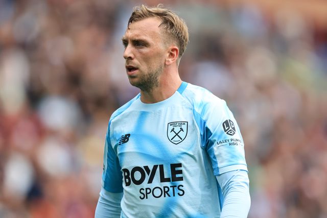 Jarrod Bowen of West Ham United during the Sky Bet Championship match Burnley vs West Ham United at Turf Moor, Burnley, United Kingdom on 16 August 2026

(Photo by Jorge Horsted/News Images)