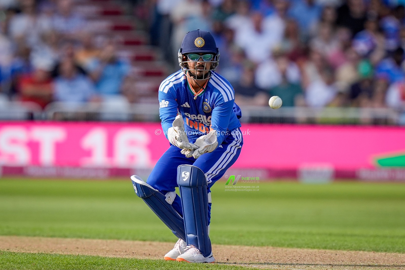 Ishan Kishan of India keeps wicket during the Third Vitality T20 International match England vs India at Trent Bridge, Nottingham, United Kingdom on 07 July 2026

(Photo by Maynard Manyowa/News Images)