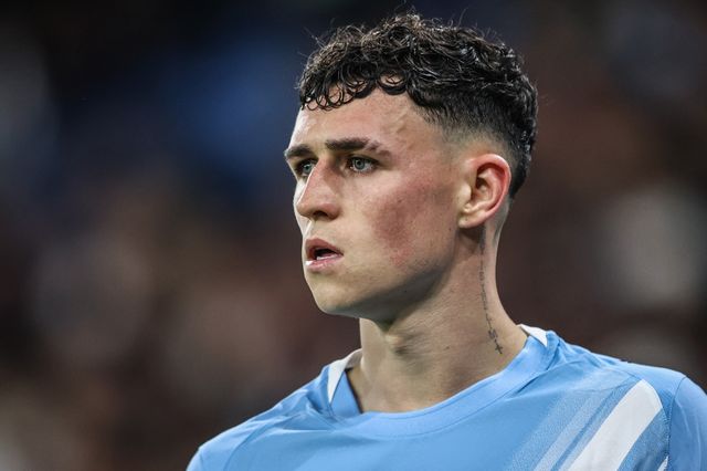 Phil Foden of Manchester City during the UEFA Champions League 2025/26 Phase MD1 Manchester City vs Napoli League at The City of Manchester Stadium, Manchester, United Kingdom, 18th September 2025

(Photo by Alfie Cosgrove/News Images)