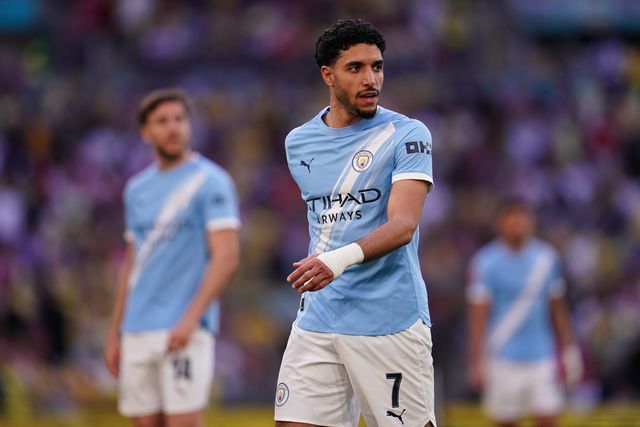 Omar Marmoush of Manchester City during the Emirates FA Cup Semi-Final match Manchester City vs Southampton at Wembley Stadium, London, United Kingdom on 25 April 2026

(Photo by Harvey Murphy/News Images)
