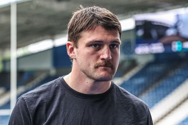 Liam Byrne of Warrington Wolves arrives during the Betfred Super League round 10 match Huddersfield Giants vs Warrington Wolves at Accu Stadium, Huddersfield, United Kingdom on 02 May 2026

(Photo by Alfie Cosgrove/News Images)