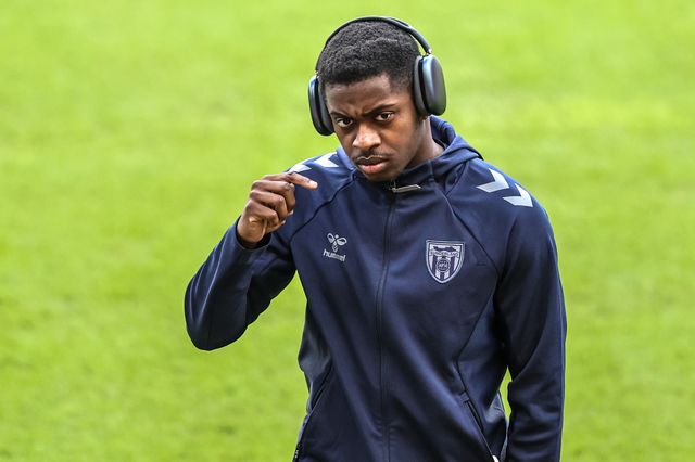 Noah Sadiki of Sunderland arrives during the Premier League match Sunderland vs Brighton & Hove Albion at Stadium Of Light, Sunderland, United Kingdom on 14 March 2026

(Photo by Alfie Cosgrove/News Images)